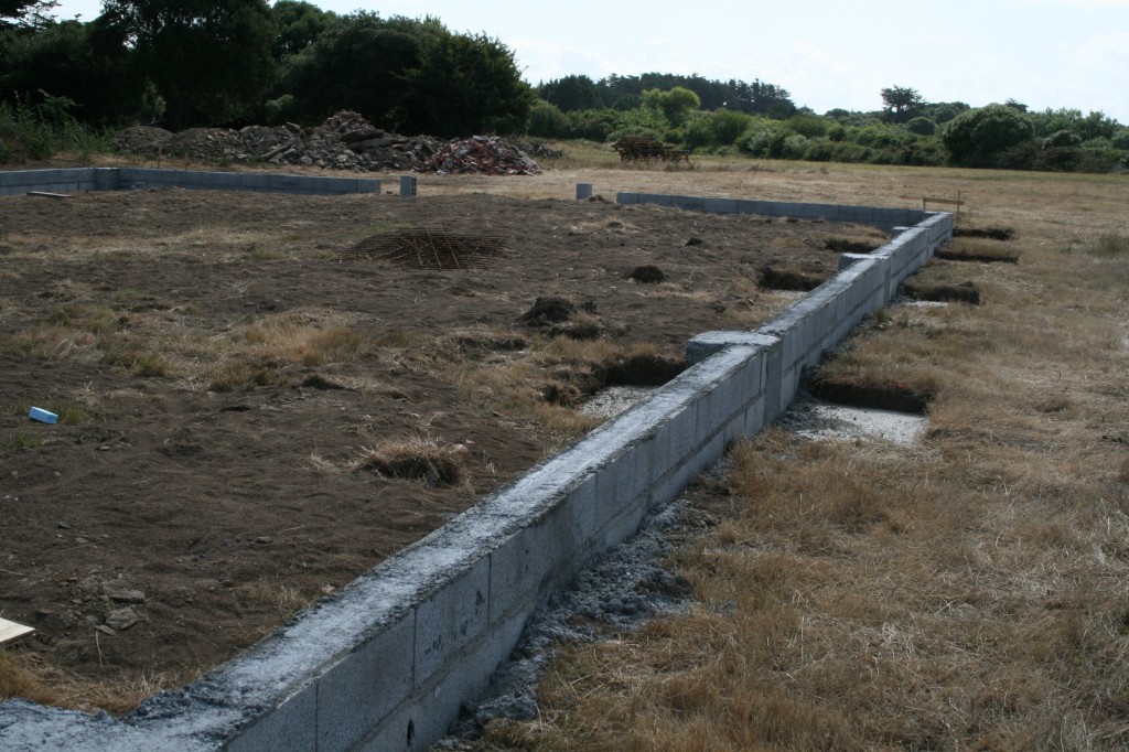 Fondations de la bergerie