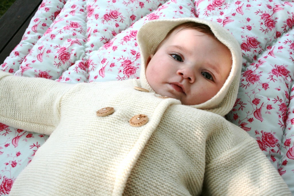 Bébé couverture laine Yeu