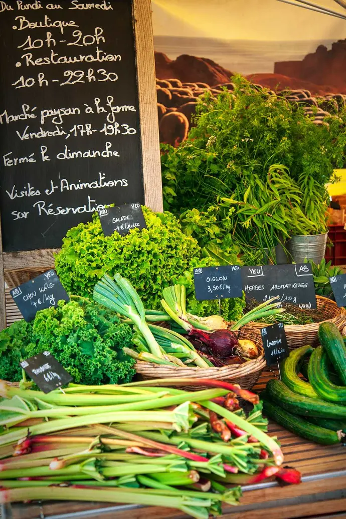 Légumes marché la ferme d'Emilie