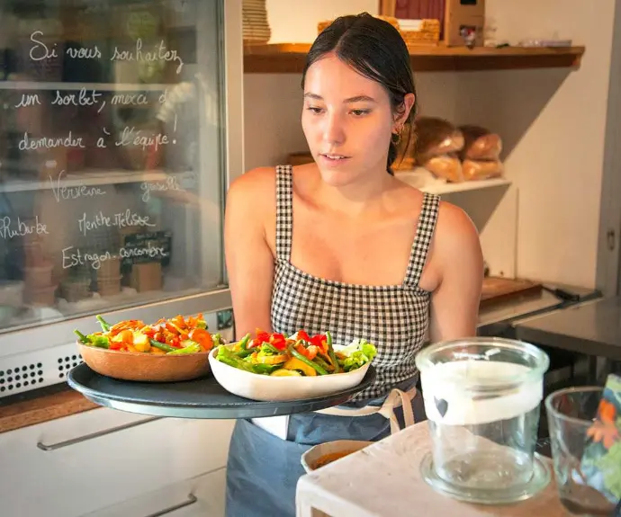 Serveuse la ferme d'Emilie