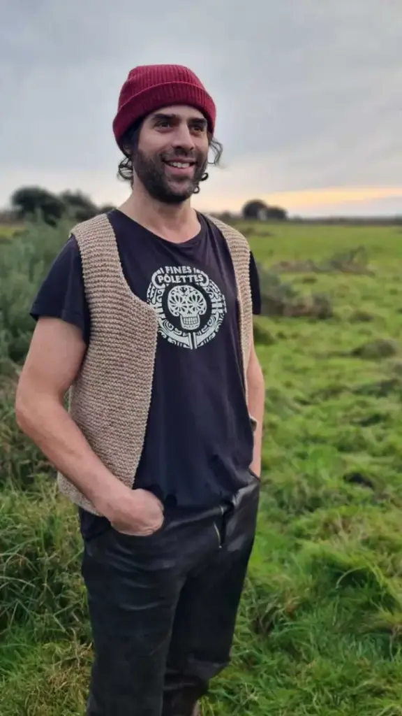 Gilet de berger tricot
