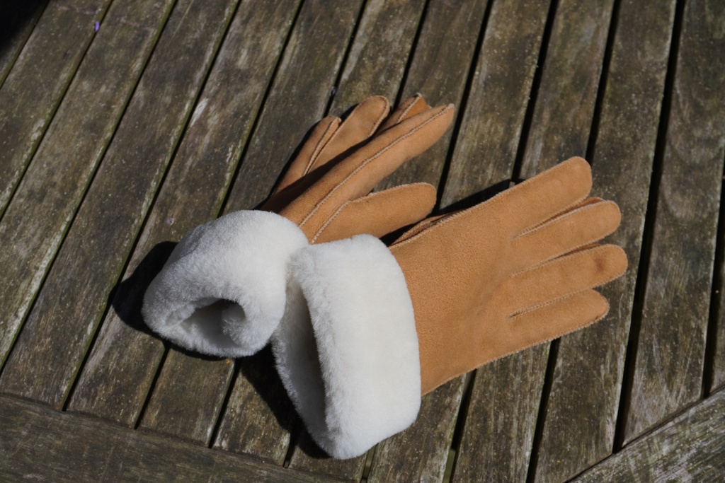 Gants femme peau (L)